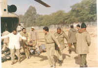 انتقال مجروح با هلیکوپتر