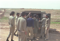 انتقال مجروح با اتوبوس آمبولانس