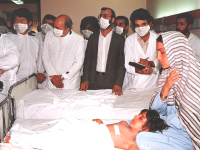 بازدید نماینده سازمان ملل از بیمارستان مجروحین شیمیایی