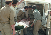انتقال مجروح با آمبولانس