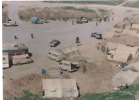 نمای خارجی بیمارستان صحرایی 