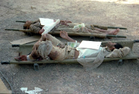 مجروح در اورژانس خط