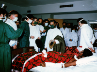 بازدید نماینده سازمان ملل از بیمارستان مجروحان شیمیایی