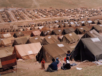 آوارگان حمله شیمیایی حلبچه02