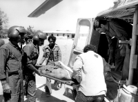 انتقال مجروح با هلیکوپتر