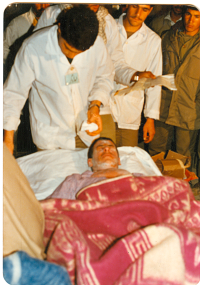 رزمنده مجروح شیمیایی