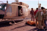 انتقال مجروح با هلیکوپتر