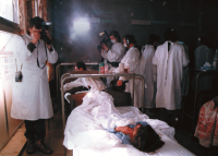 بازدید نماینده سازمان ملل از بیمارستان مجروحان شیمیایی