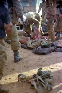 امدادگر در پست امداد