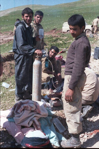 امدادگران در پست امداد