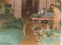 انبار لباس و پارچه استریل اتاق عمل