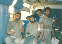 انتقال مجروح با اتوبوس